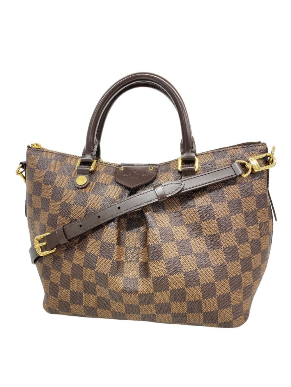 Louis Vuitton Handbag Damier Sienna PM Ebene 2-Way Bag